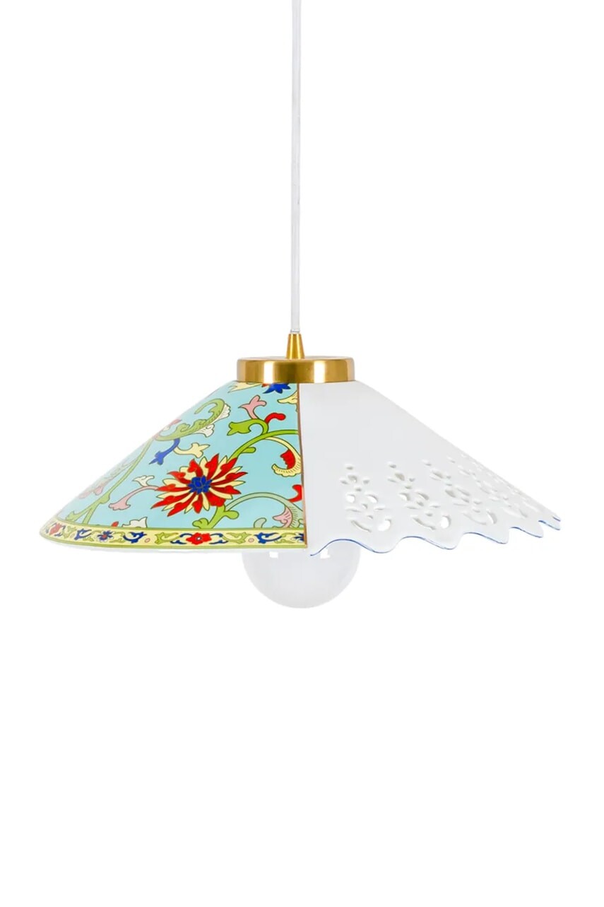 Seletti Lampa závesná vyrobená z porcelánu 36 x 35 x 14 cm