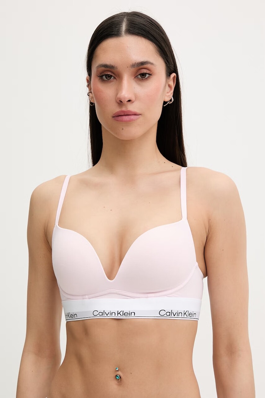 Calvin Klein Underwear podprsenka plunge s bavlnou