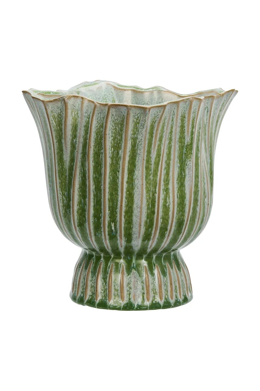 Madam Stoltz obal kvetináča dekoratívny z kameniny 20 x 19 cm