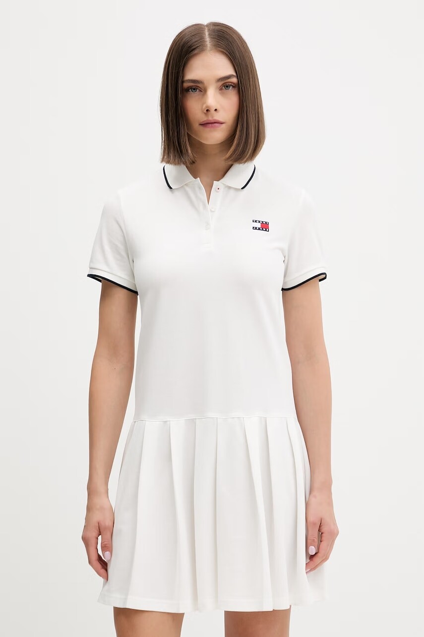 Tommy Jeans letné šaty s bavlnou