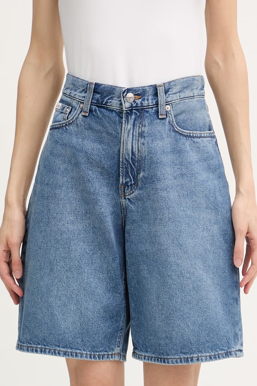Calvin Klein Jeans bermudy dámske rifľové
