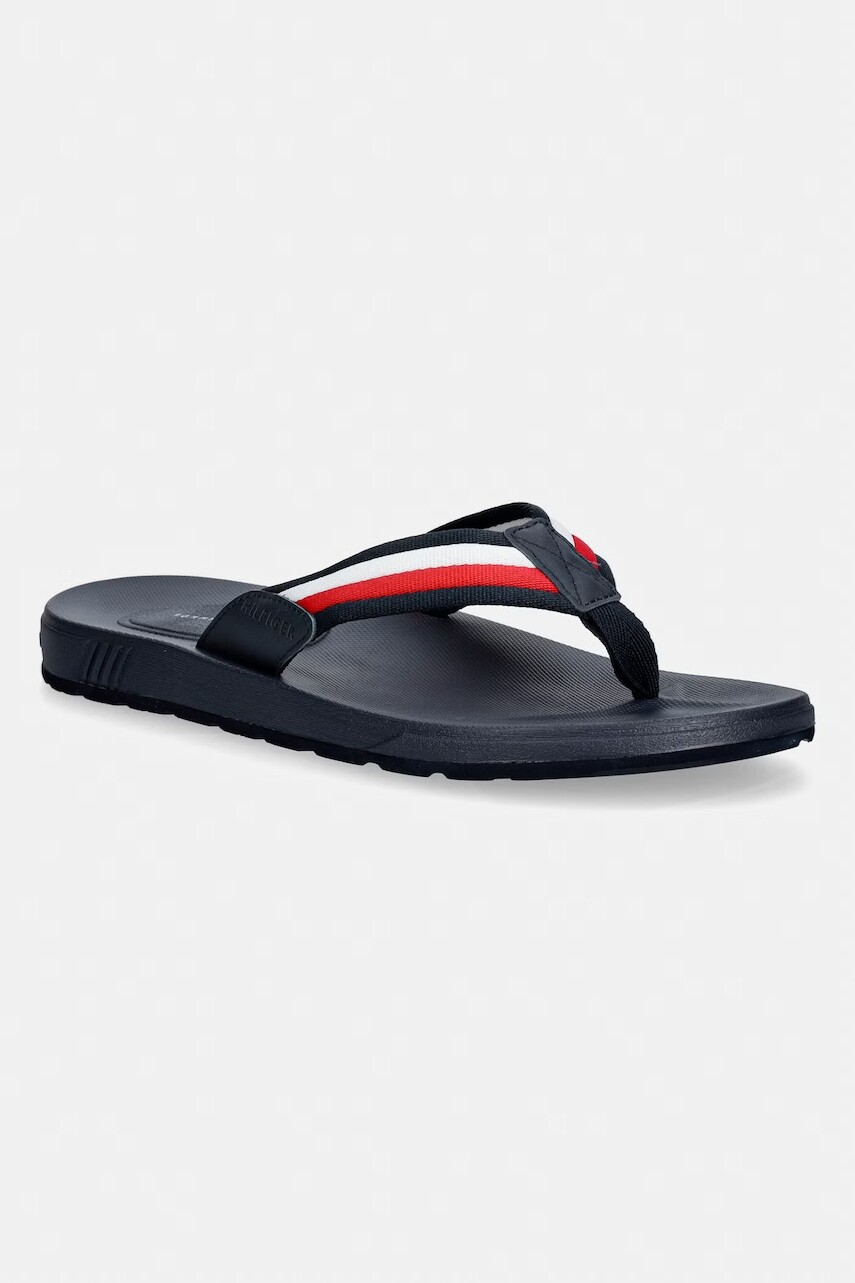 Tommy Hilfiger šľapky pánske MOLDED HILFIGER RWB BEACH SANDAL