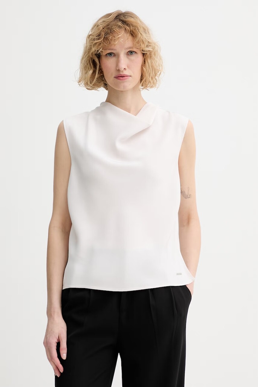 Calvin Klein top dámsky z viskózy