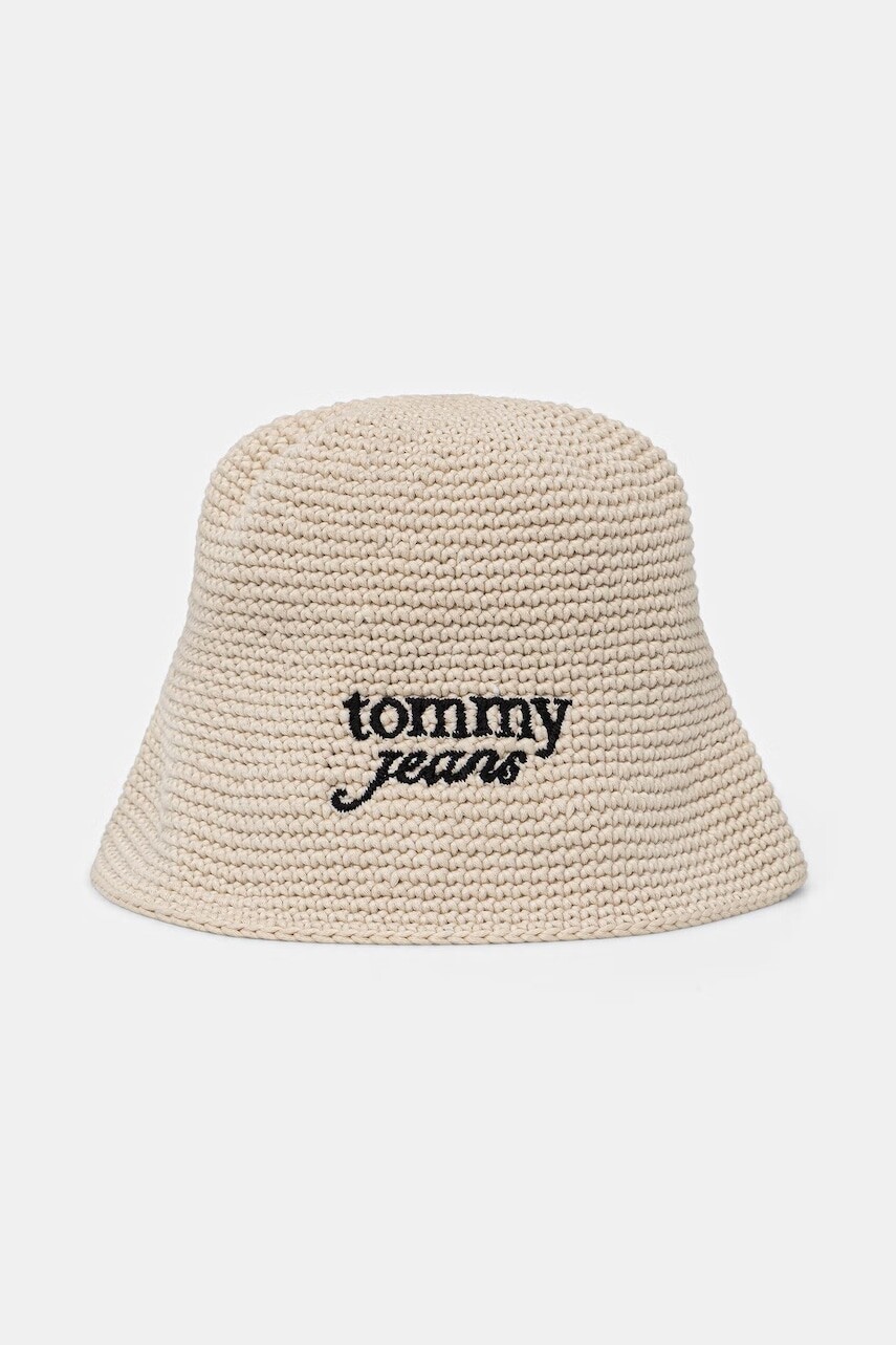 Tommy Jeans Klobúk bucket dámsky pletený