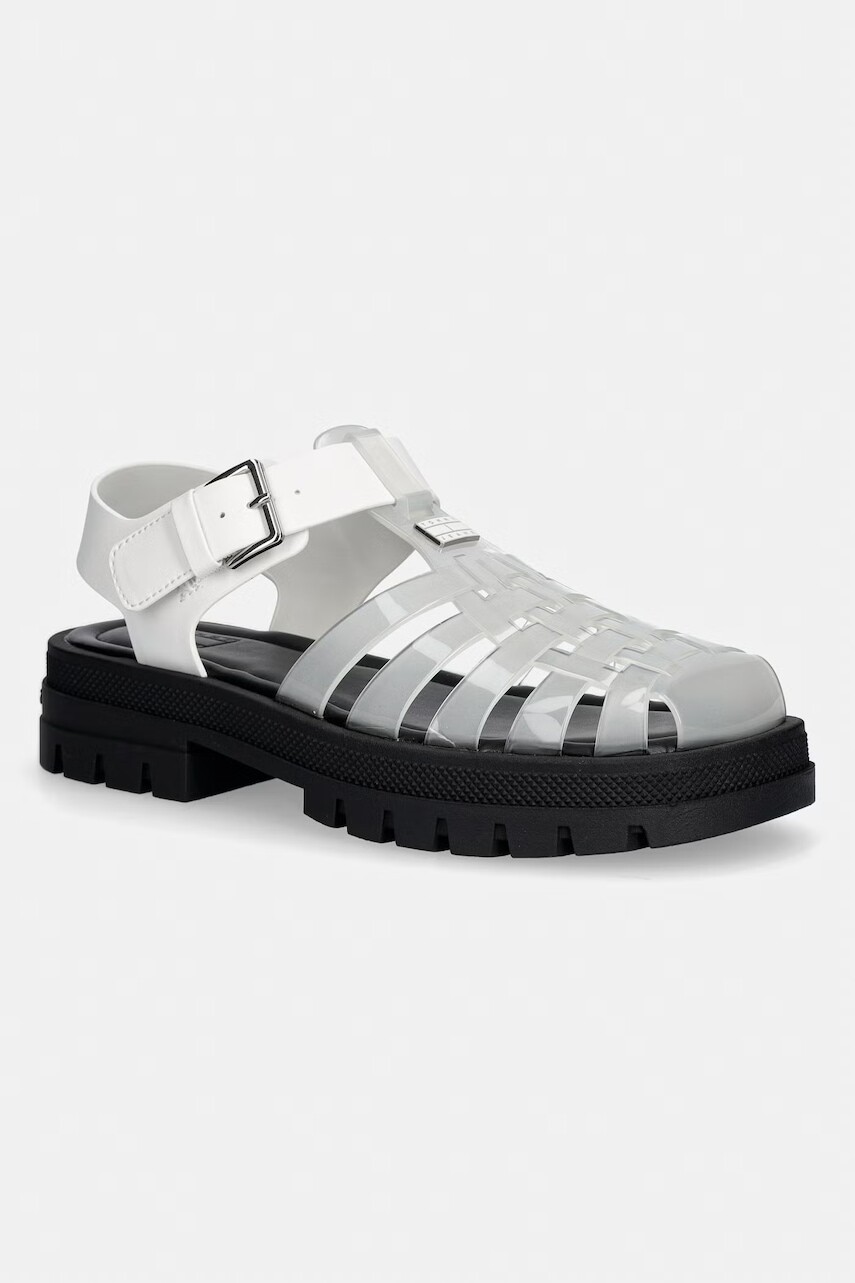 Tommy Jeans sandále s otvorenou pätou dámske TJW JELLY FISHERMAN SANDAL