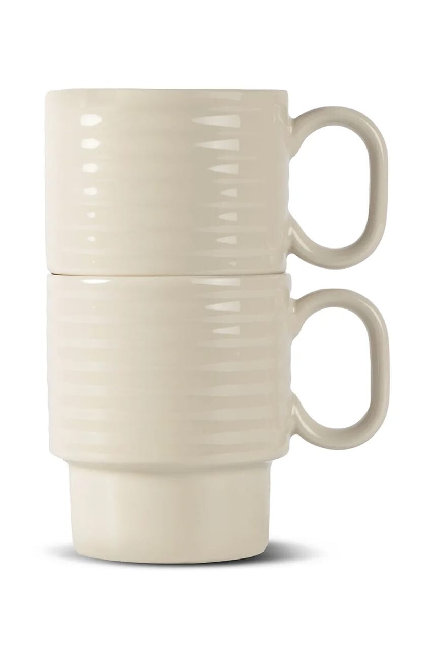 Sagaform sada hrnčekov z kameniny 300 ml