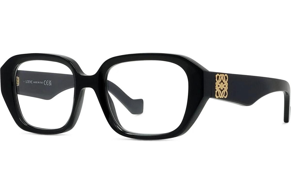 Loewe Anagram Anagram Black Geometric Eyeglasses - ONE SIZE (51)