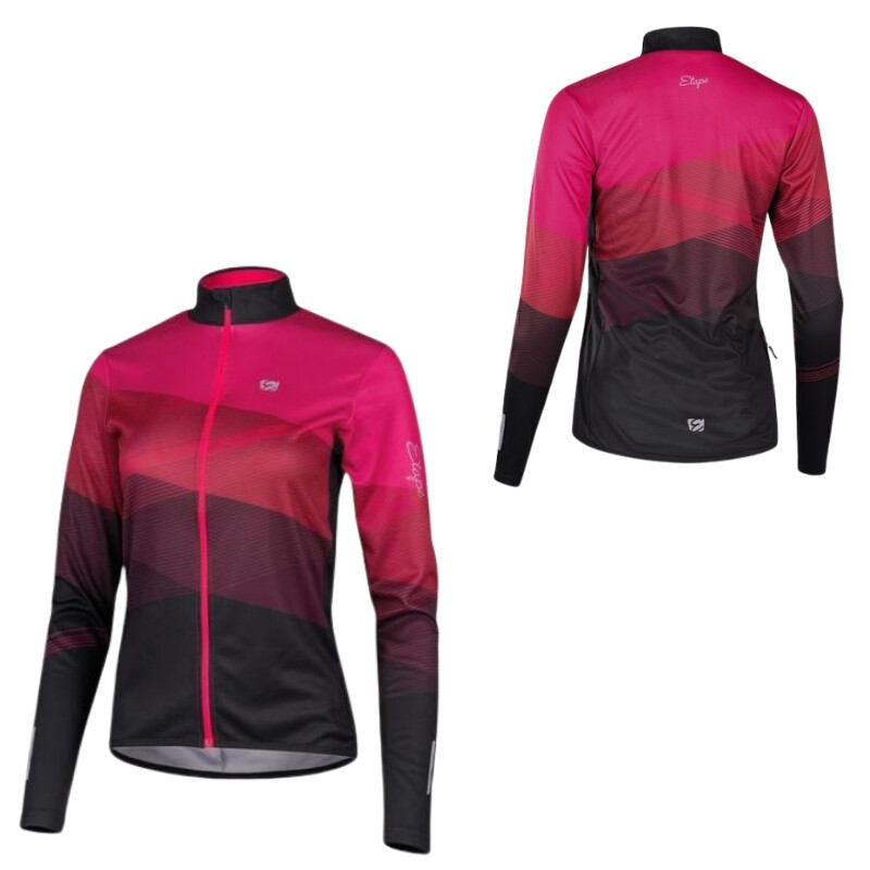 Etape Gaia magenta/čierna - S