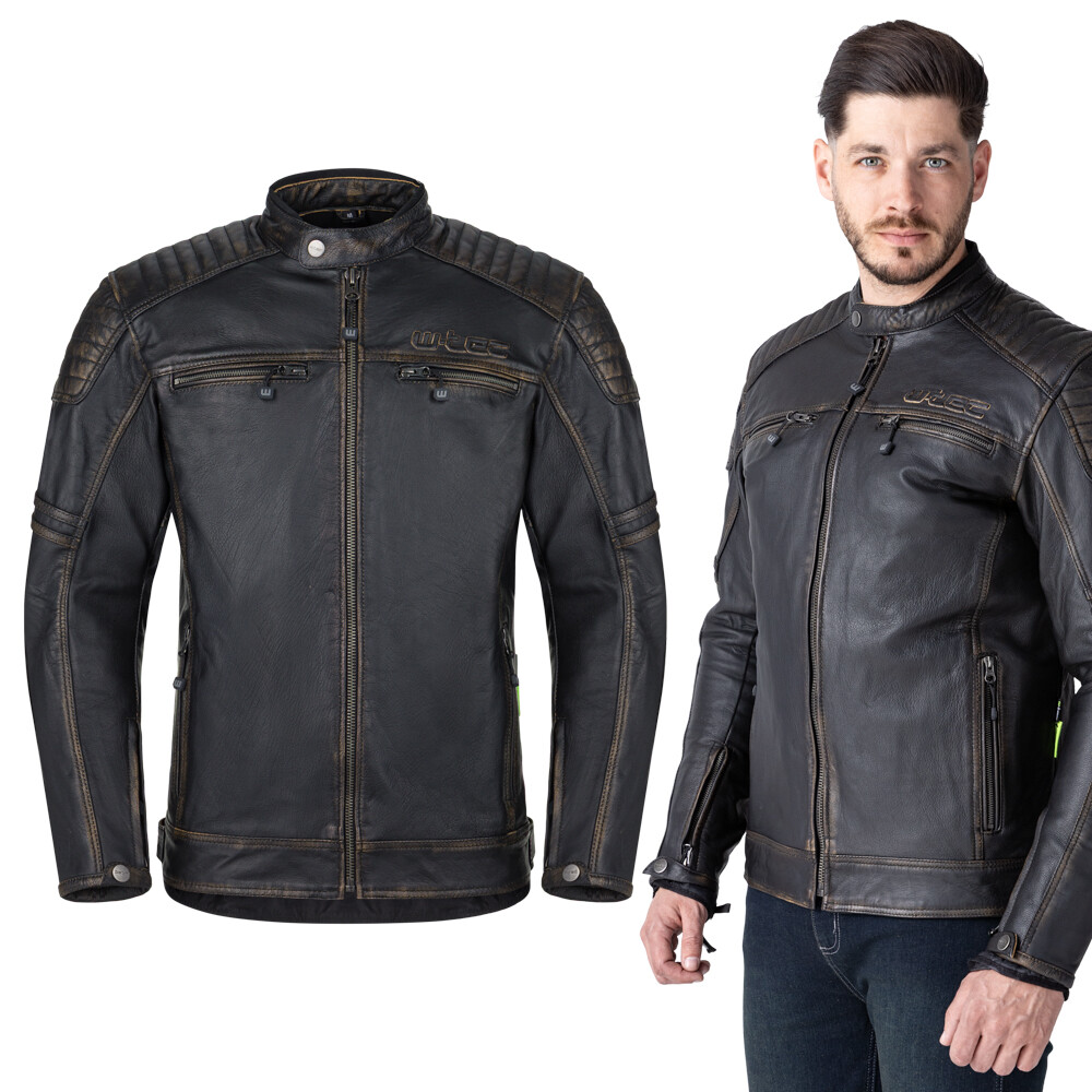 W-TEC Mungelli EVO vintage čierno-hnedá - S