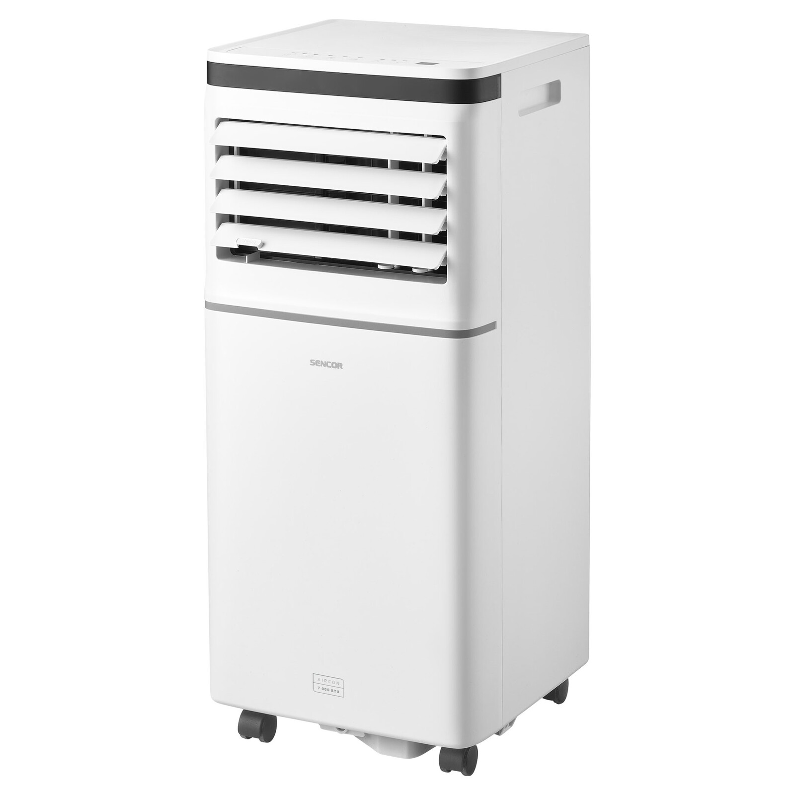 Sencor SAC MT7043C Mobilná klimatizácia Wi-Fi  Skvelý chladiaci výkon 7 000 BTU/h, Max. veľkosť miestnosti: 26 m, 2,  / 67 m, 3,  (výška stropu 2,6
