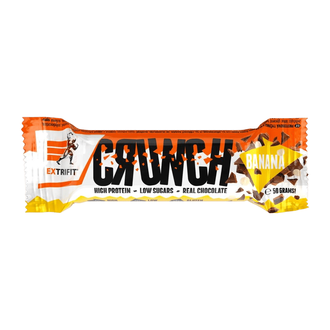 EXTRIFIT Proteín Bar Crunch, banán 50 g