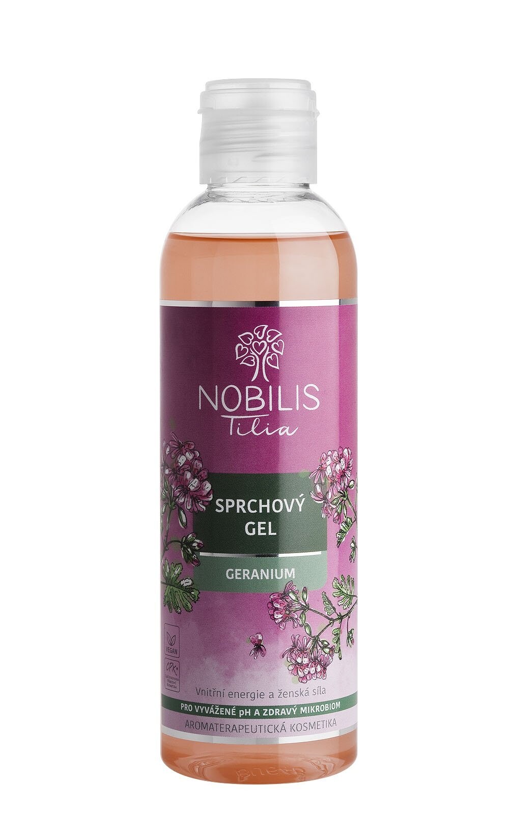 NOBILIS TILIA Sprchový gél Geranium 200 ml