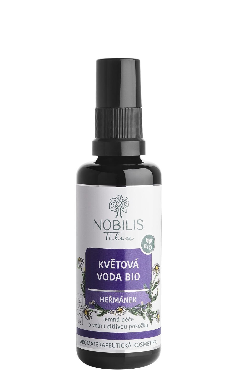 NOBILIS TILIA Kvetová voda BIO Harmanček plast 200 ml
