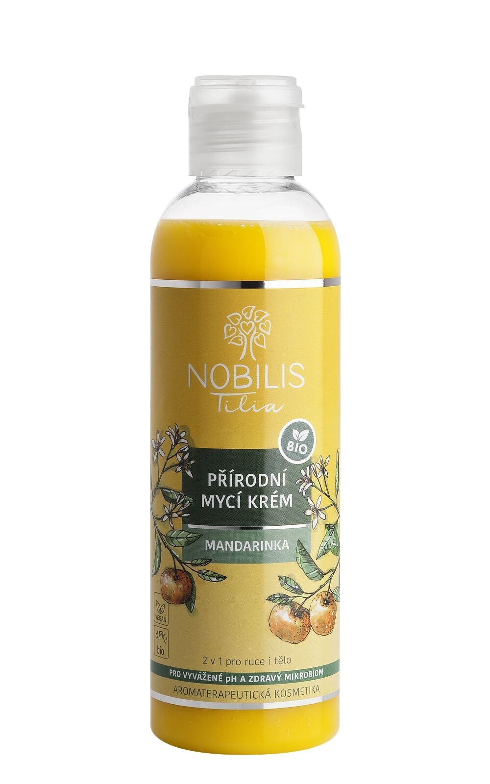 NOBILIS TILIA Prírodný umývací krém Mandarinka 200 ml