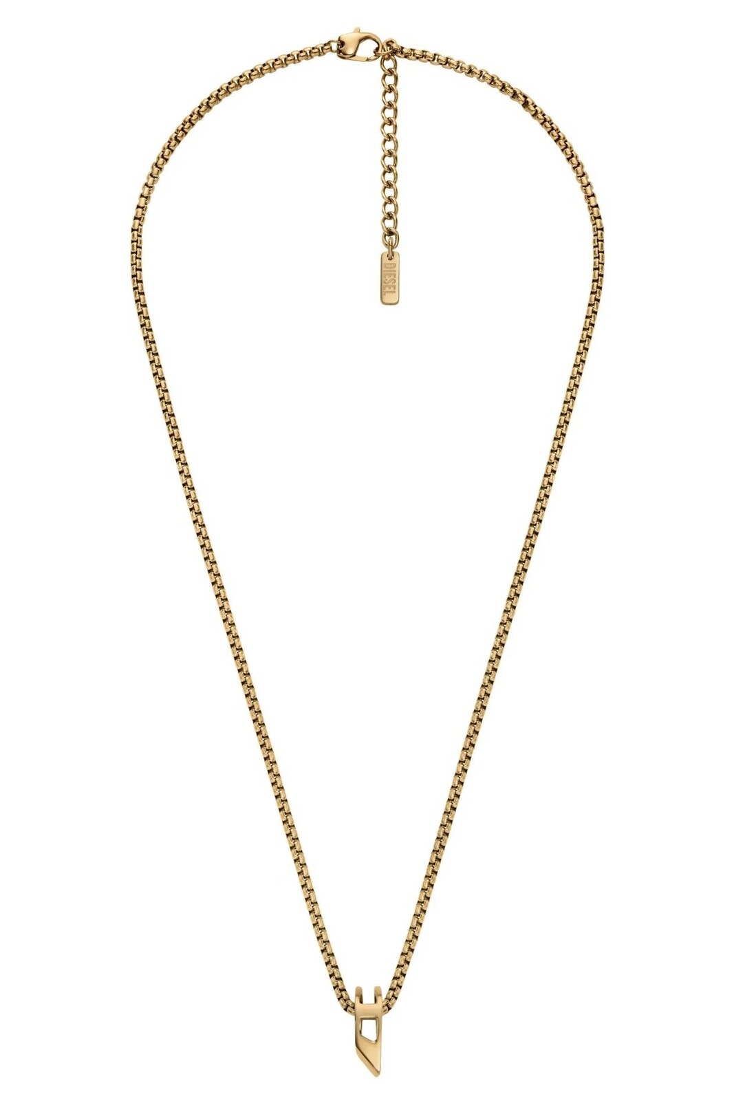 Diesel Pozlátený unisex náhrdelník z ocele DX1670710