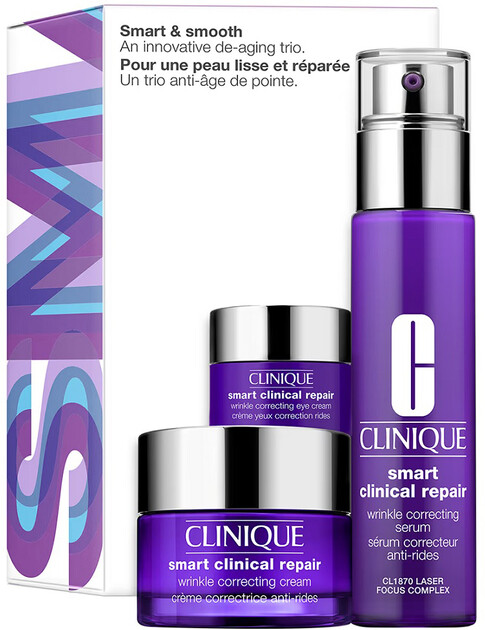 Clinique Darčeková sada starostlivosti na vrásky Smart & Smooth Clinical Repair