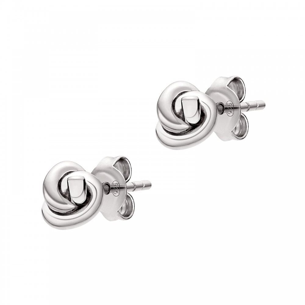 Emporio Armani Nežné strieborné náušnice kôstky EG3645040