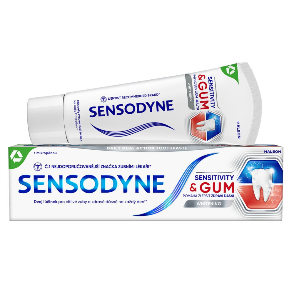 Sensodyne Zubná pasta pre citlivé zuby Sensitivity & Gum Whitening 75 ml