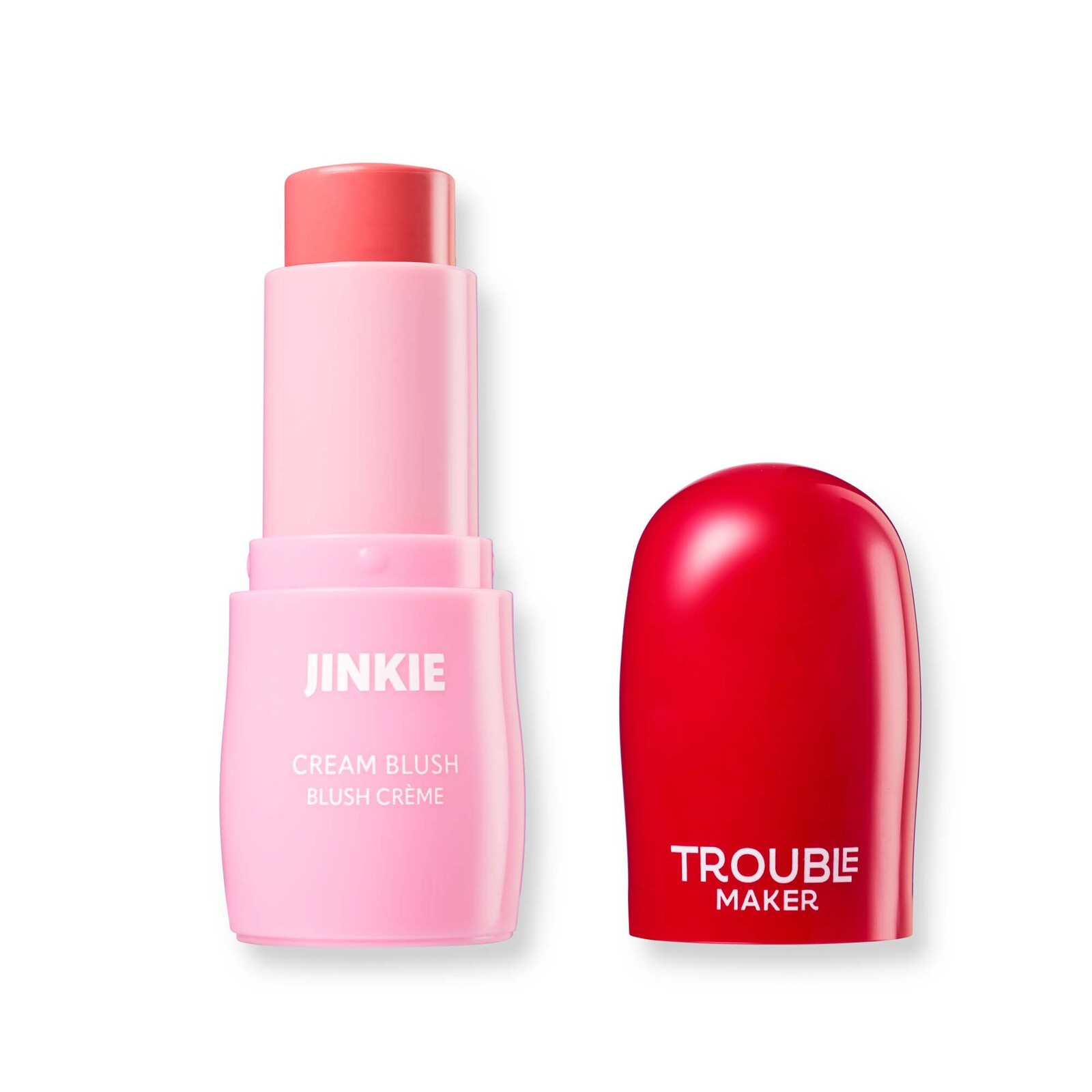 Trouble Maker Krémová lícenka Jinkie Cream Blush 6 g Swing Pink
