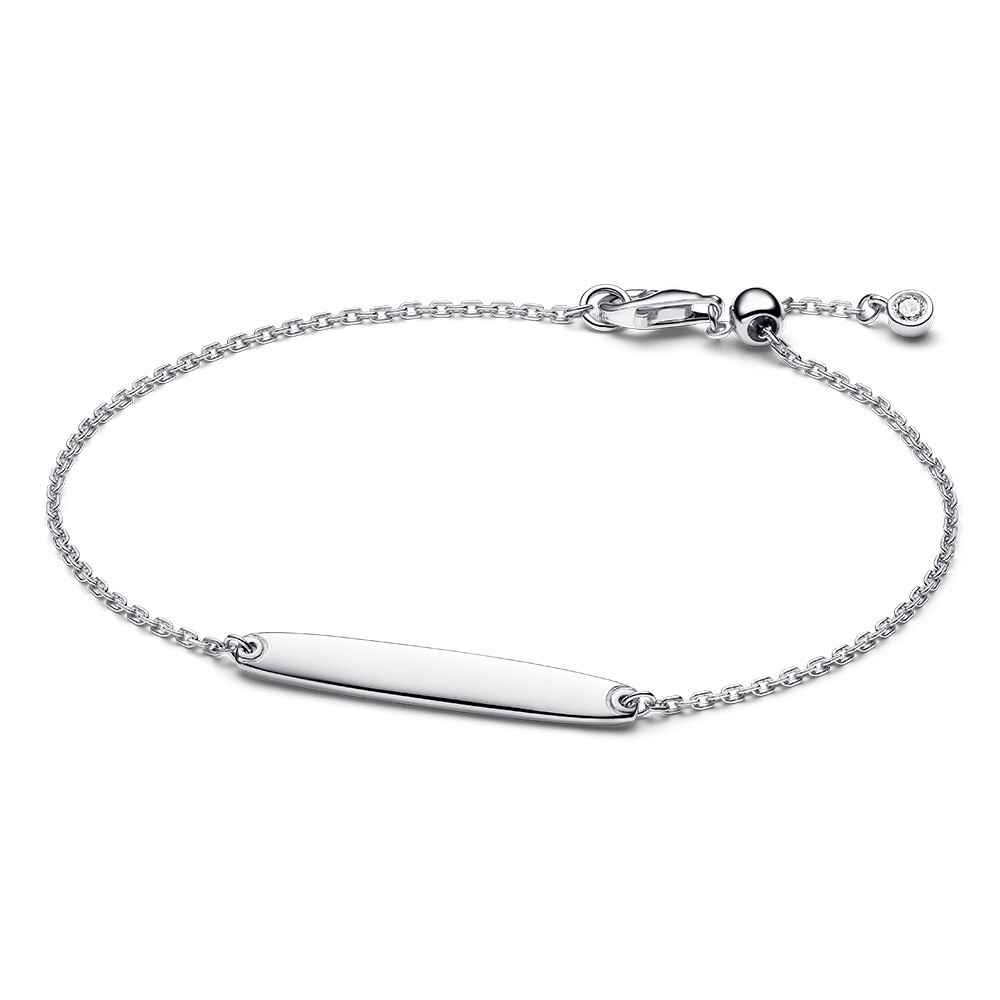 Pandora Strieborný retiazkový náramok s doštičkou 594010C01 18 cm
