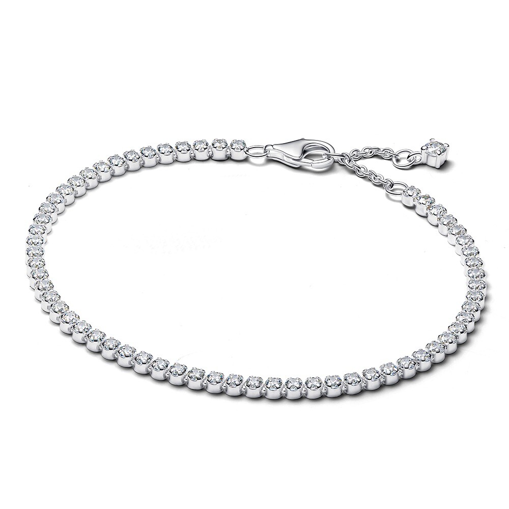Pandora Tenisový náramok s čírymi zirkónmi Timeless 593927C01 18 cm