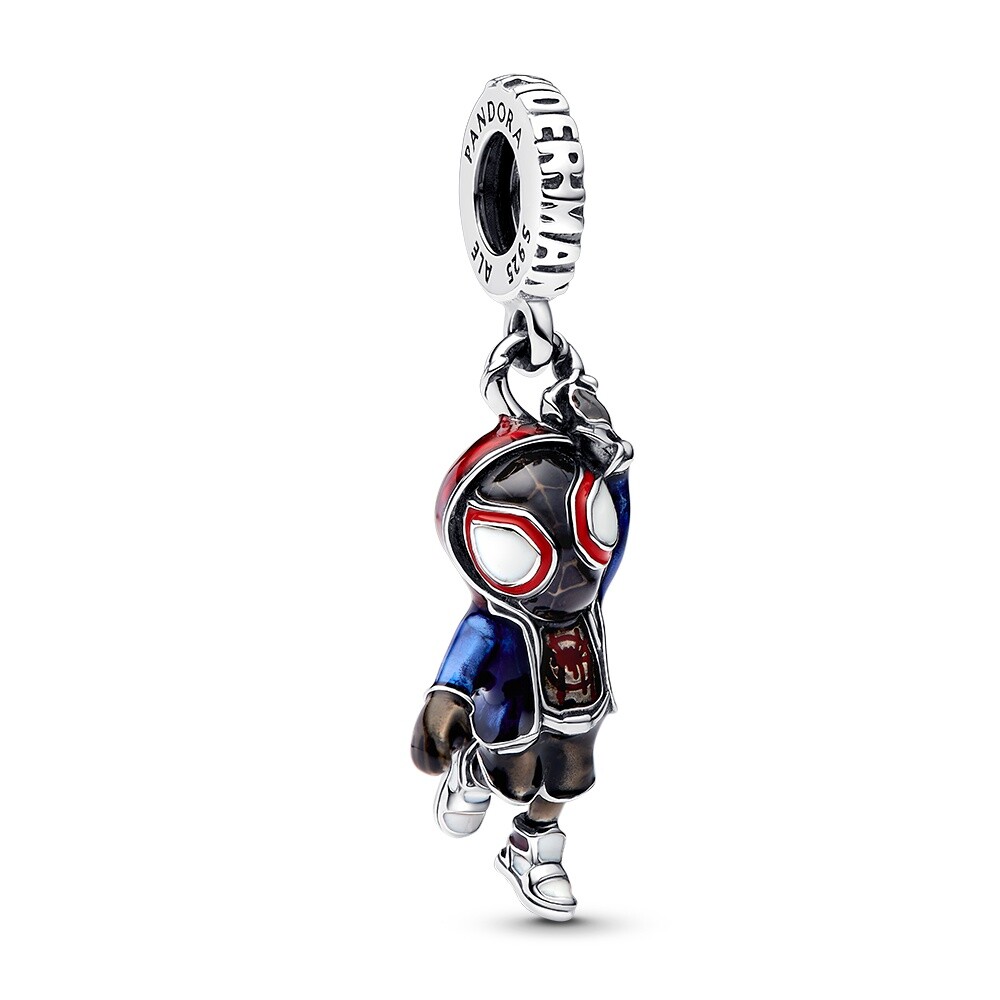 Pandora Strieborný prívesok Spider-Man Miles Morales Marvel 793842C01