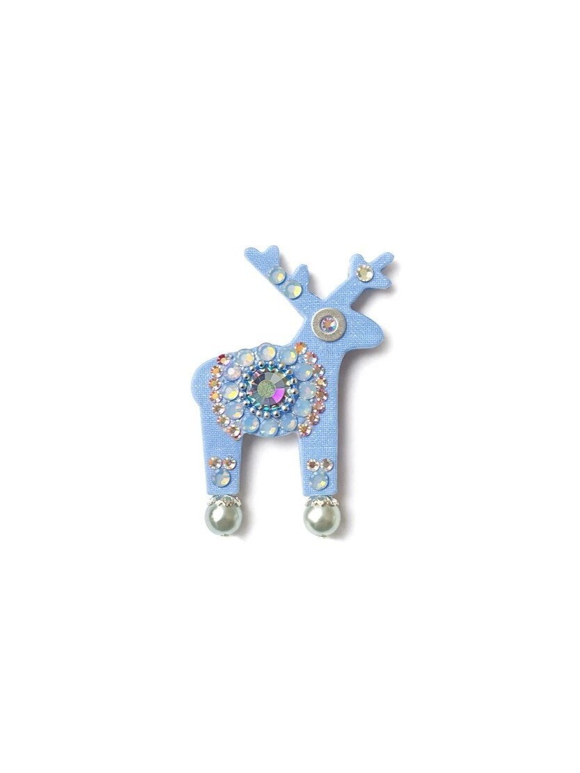 Deers Jelenie mini brošňa Miss Nezábudka