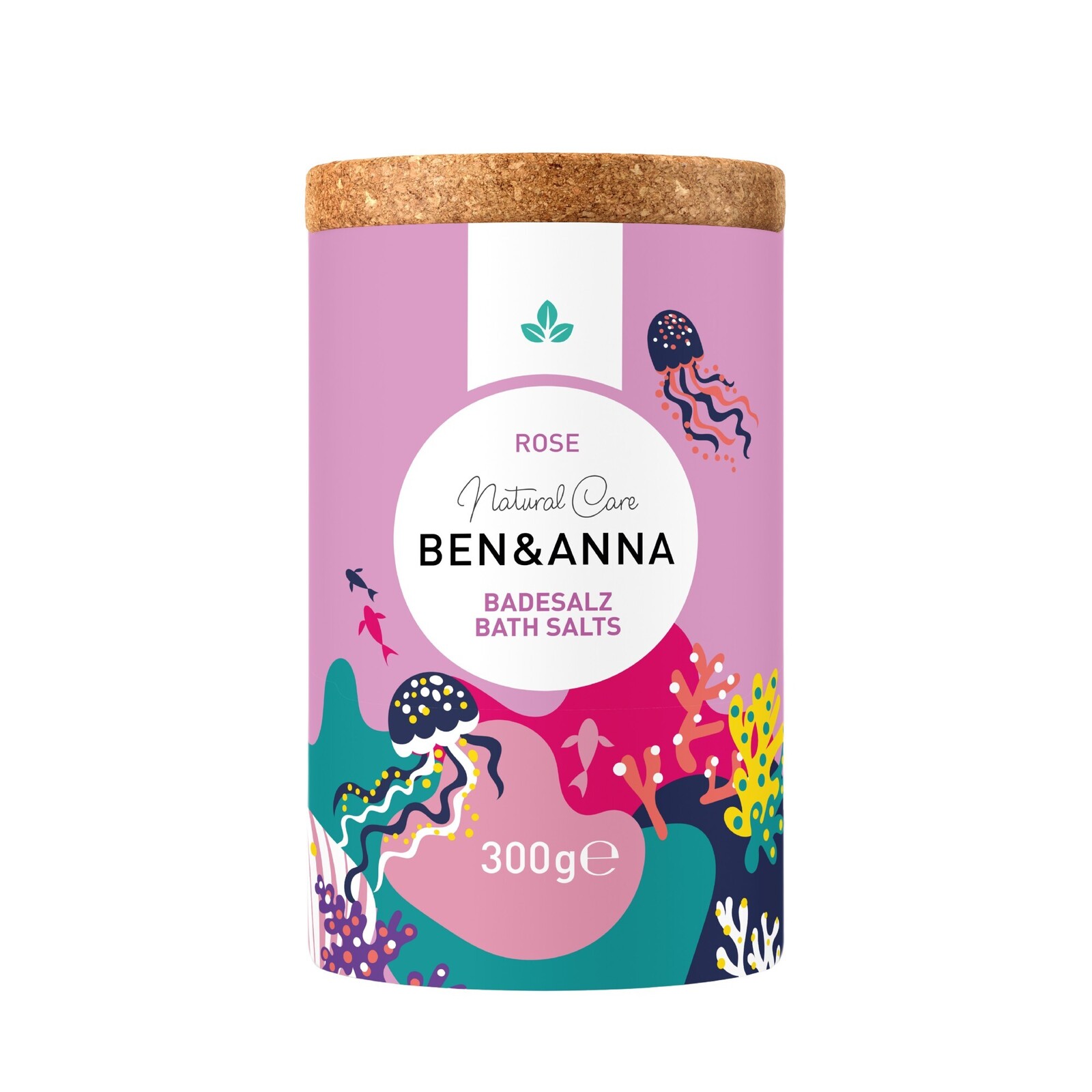 BEN & ANNA Soľ do kúpeľa Rose Bath Salts 300 g