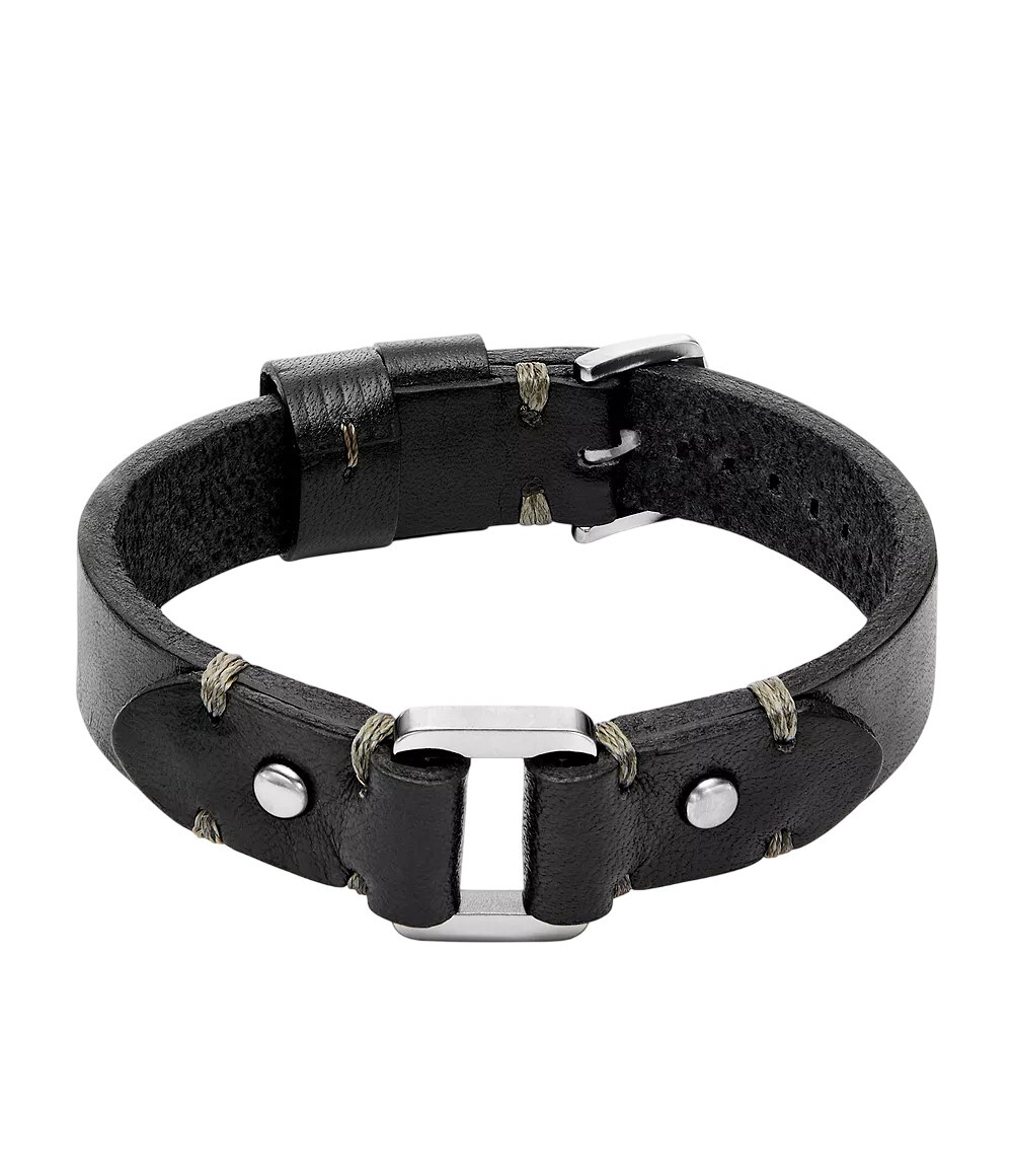 Fossil Pánsky robustný kožený náramok JF04946040