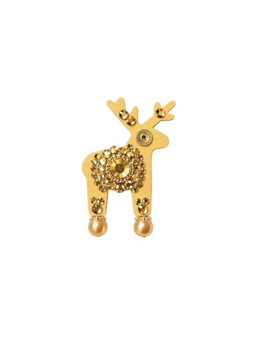 Deers Jelenie mini brošňa Miss Goldie
