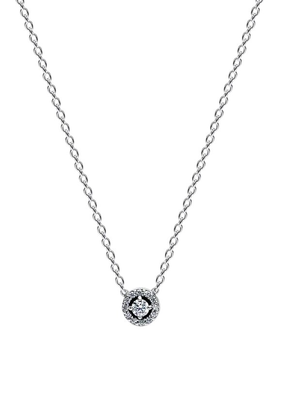 Pandora Strieborný náhrdelník s kubickými zirkónmi Timeless 393548C01-45