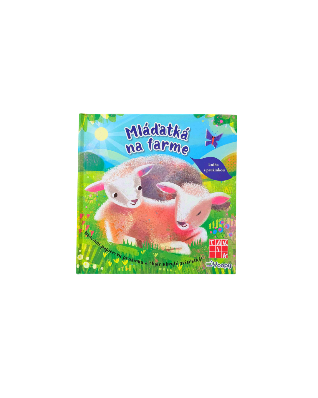 Mláďatká na farme - kniha s pružinkou