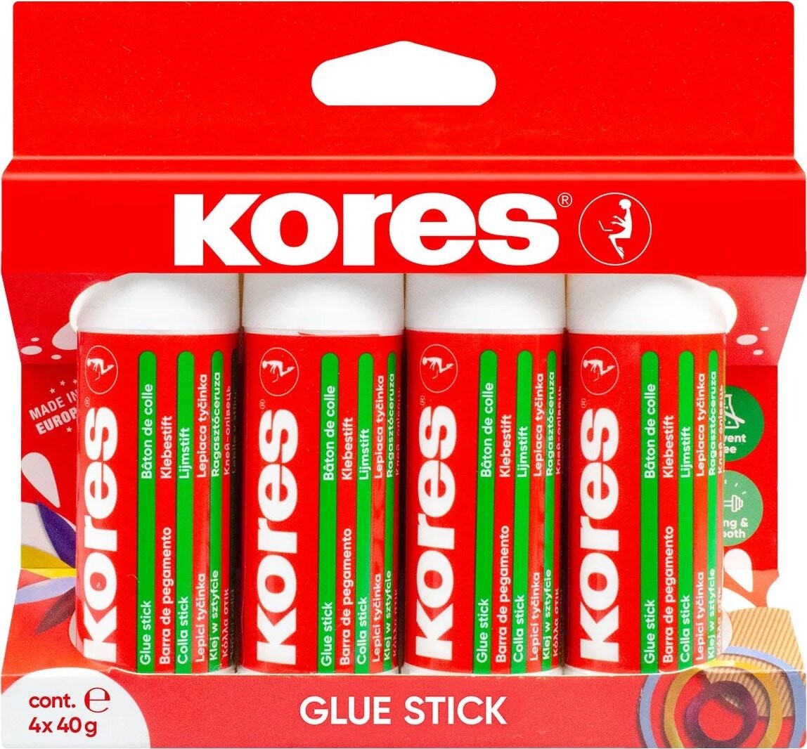 KORES Lepiaca tyčinka 4× 40 g