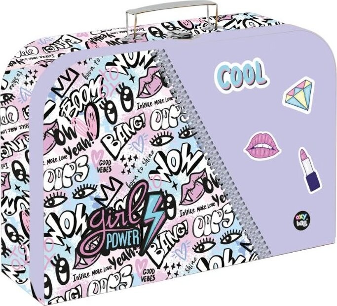 Oxybag Kufrík lamino 34 cm PREMIUM Funny Girl
