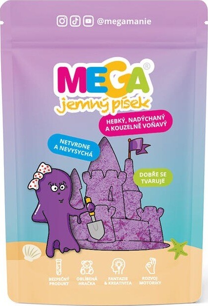 Megamánie MEGAjemný piesok ružový 90 g
