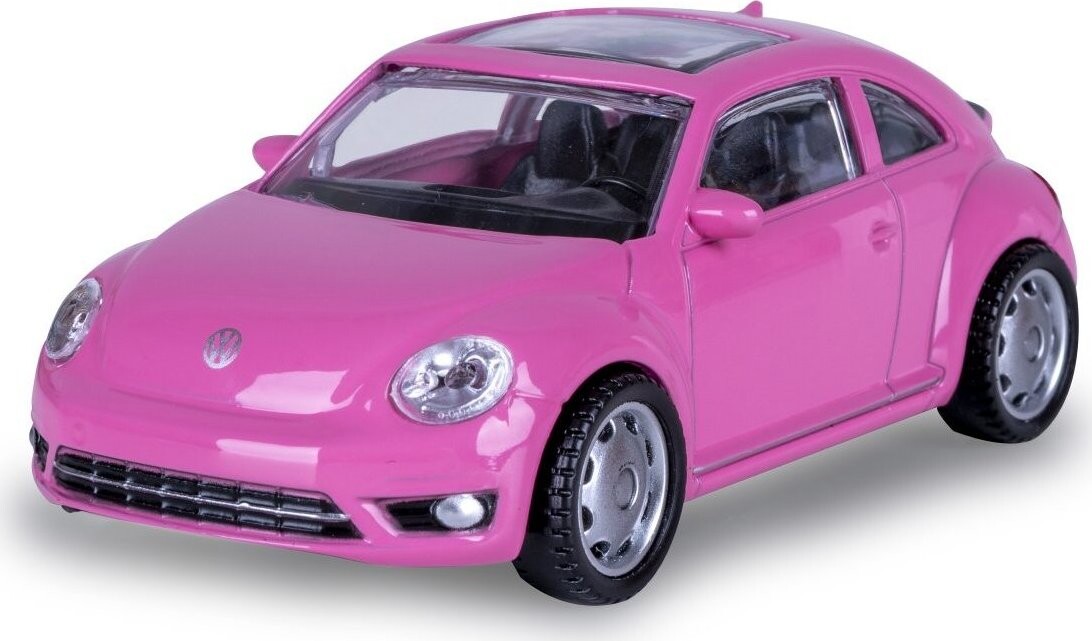 Jamara VW Beetle Diecast 1:43 ružové