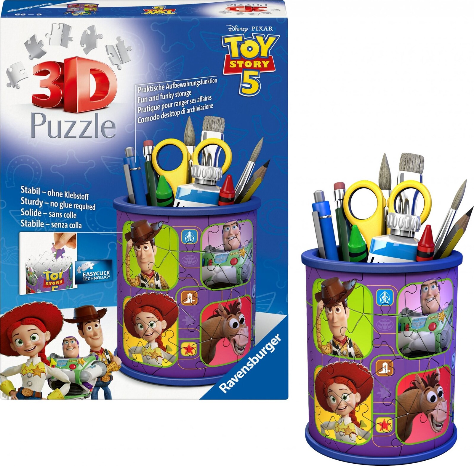 Ravensburger 120080688 Stojan na ceruzky Toy Story: Príbeh hračiek