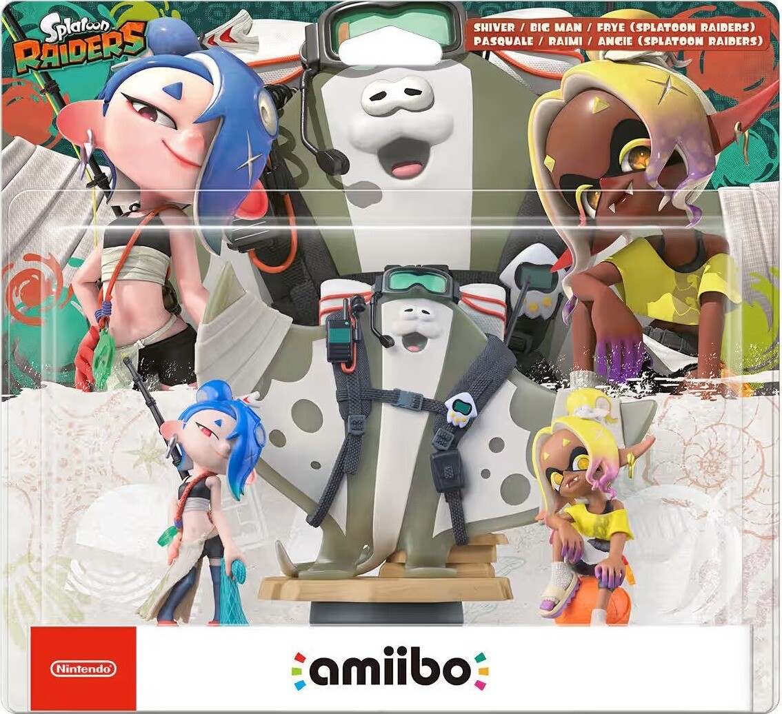 Amiibo Shiver, Frye a Big Man (Splatoon Raiders)