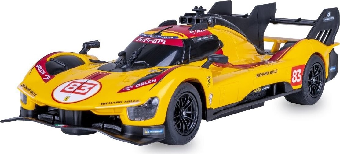 Jamara Ferrari 499P-N83 1 : 24, žlté, 2,4 GHz