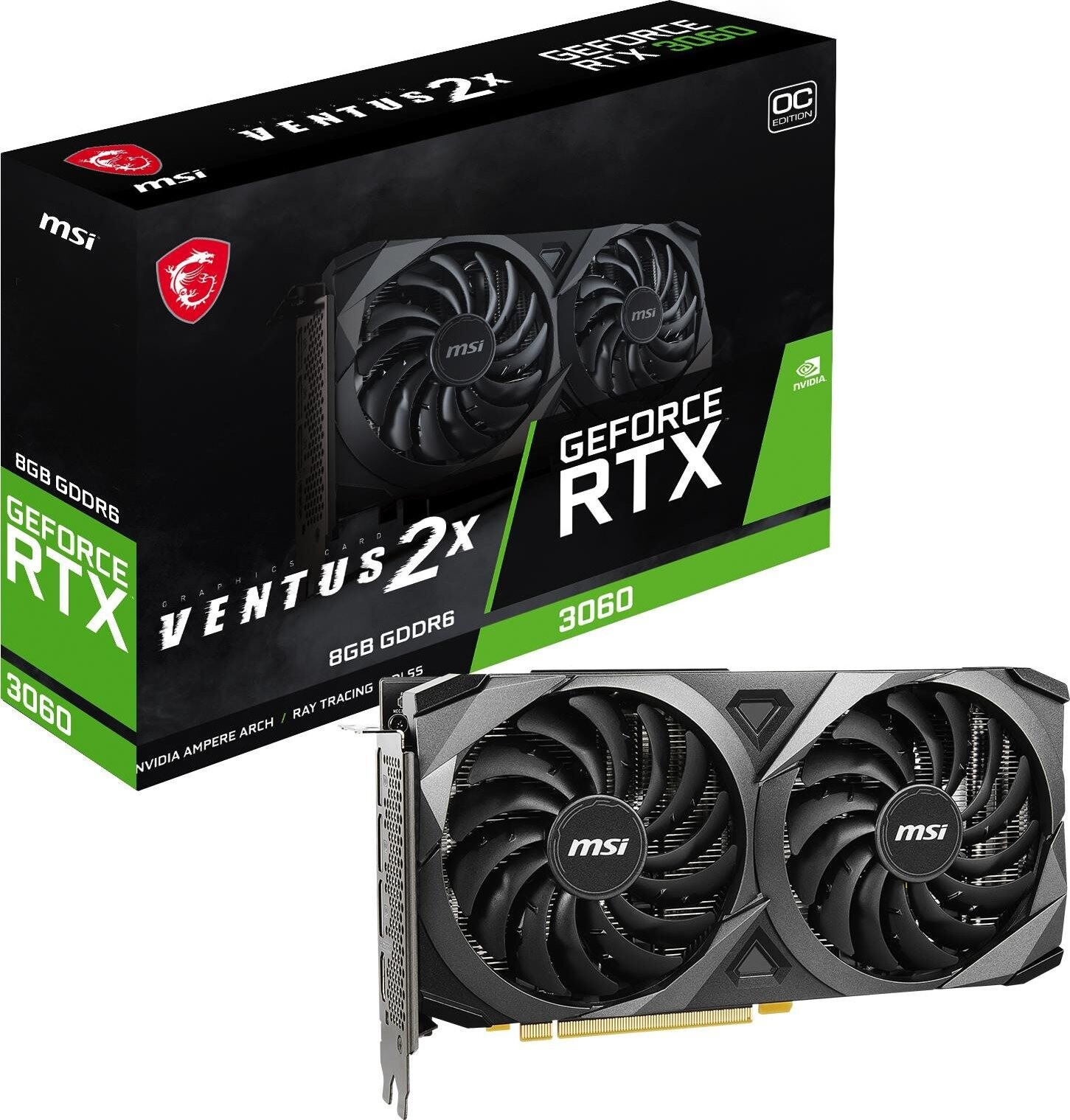 MSI GeForce RTX 3060 VENTUS 2X 8G OC