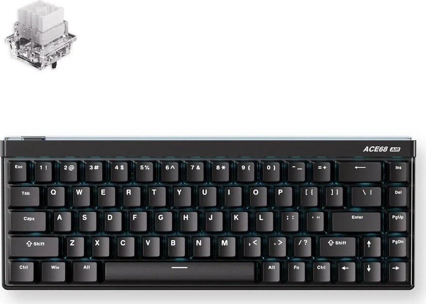 MCHOSE Ace 68 Air (Esports) Hall Effect Mount Tai Magnetic Switch – Aurora Black