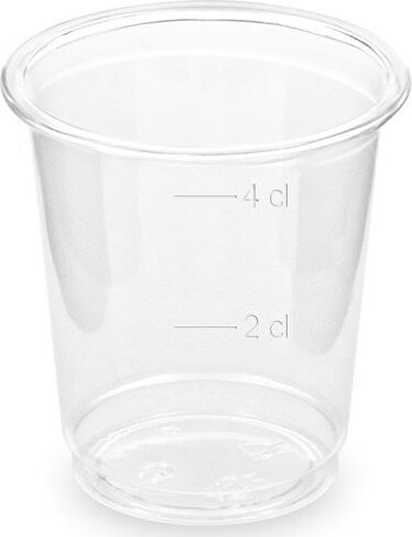 Wimex plastový téglik štamperlík 2 cl/4 cl, priemer 48 mm – 40 ks