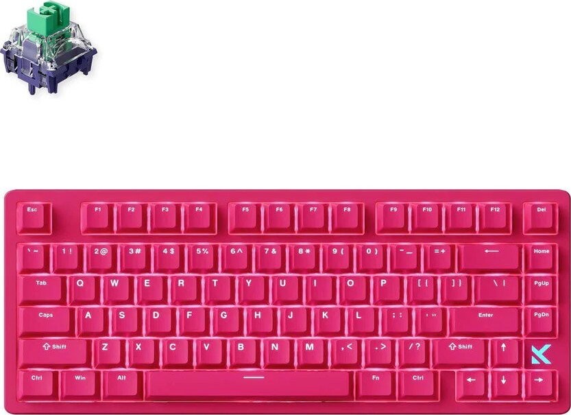 MCHOSE Jet 75 Hall Effect Kailh Magnetic God Switch – Rose Red