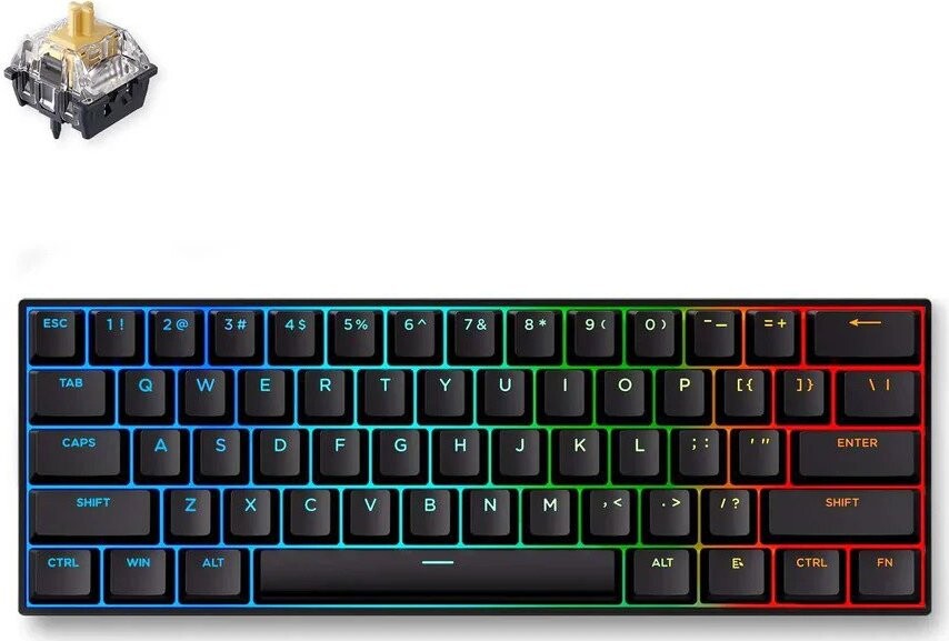 MCHOSE Ace 60 Pro Hall Effect KTEK Magnetic Switch – Black