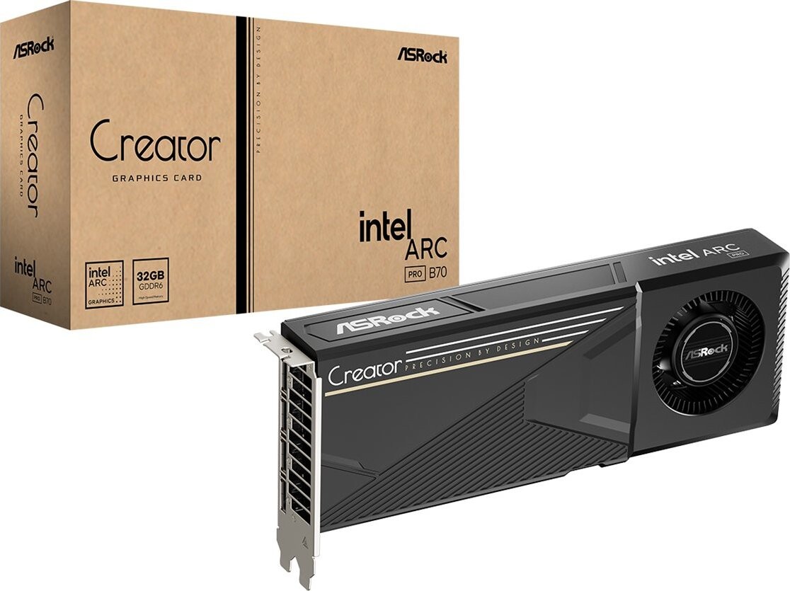 ASROCK Intel Arc Pro B70 Creator 32 GB