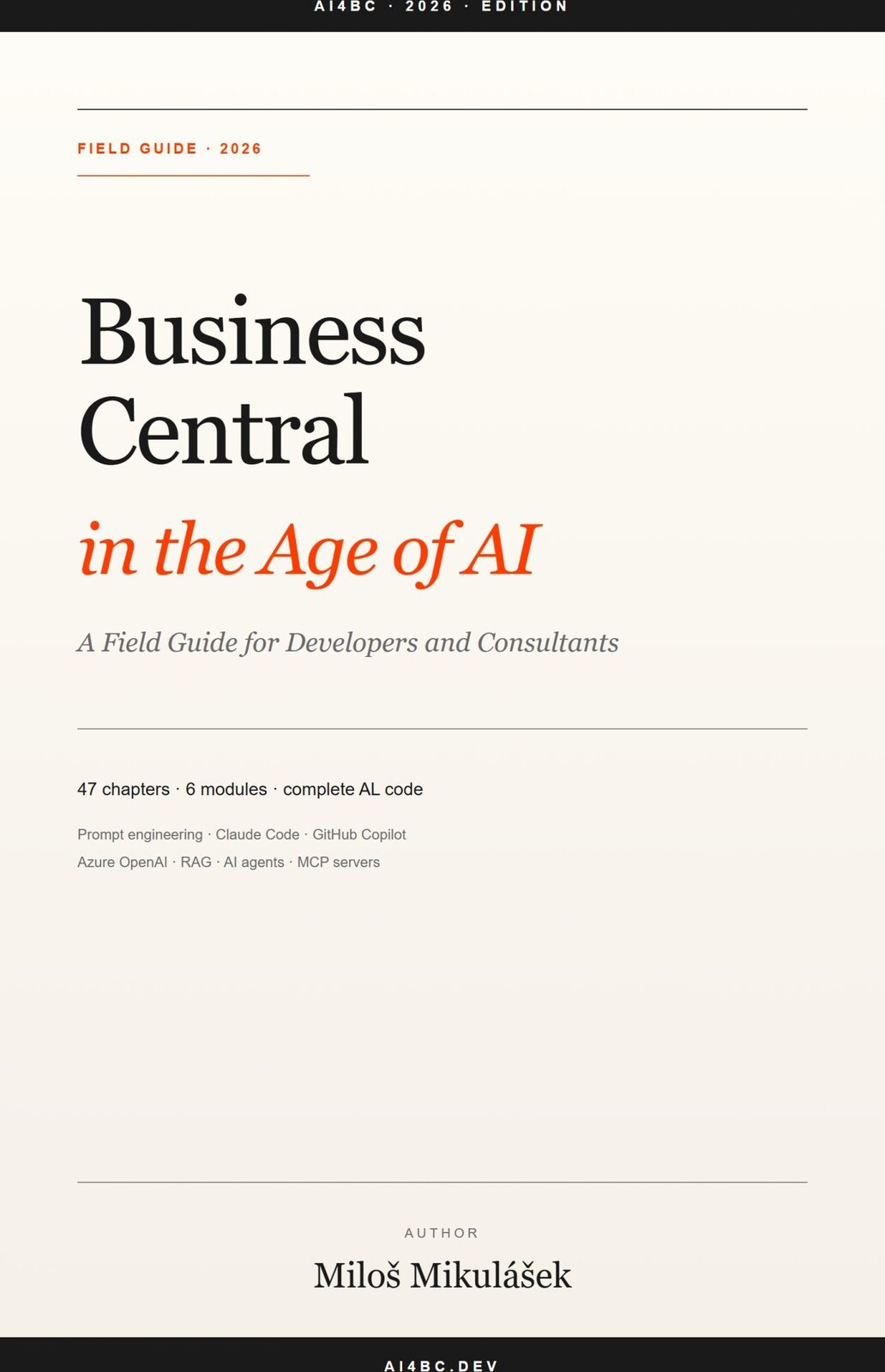 Business Central in the Age of AI
