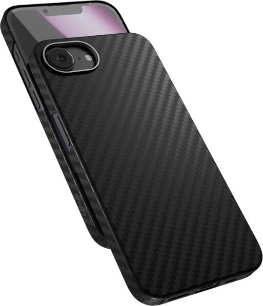 Epico Mag+ Carbon Case for iPhone 16e/17e - čierny