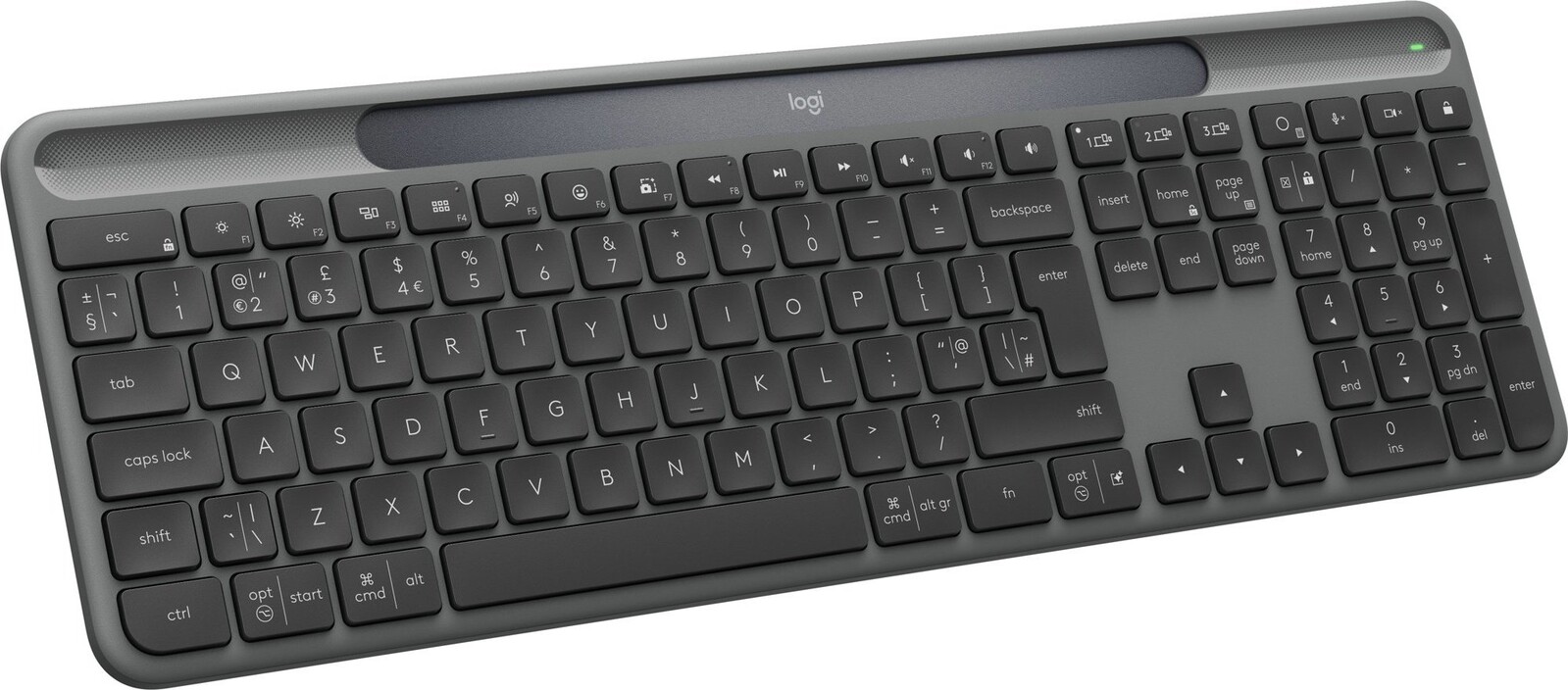 Logitech Signature Slim Solar, Graphite - CZ/SK