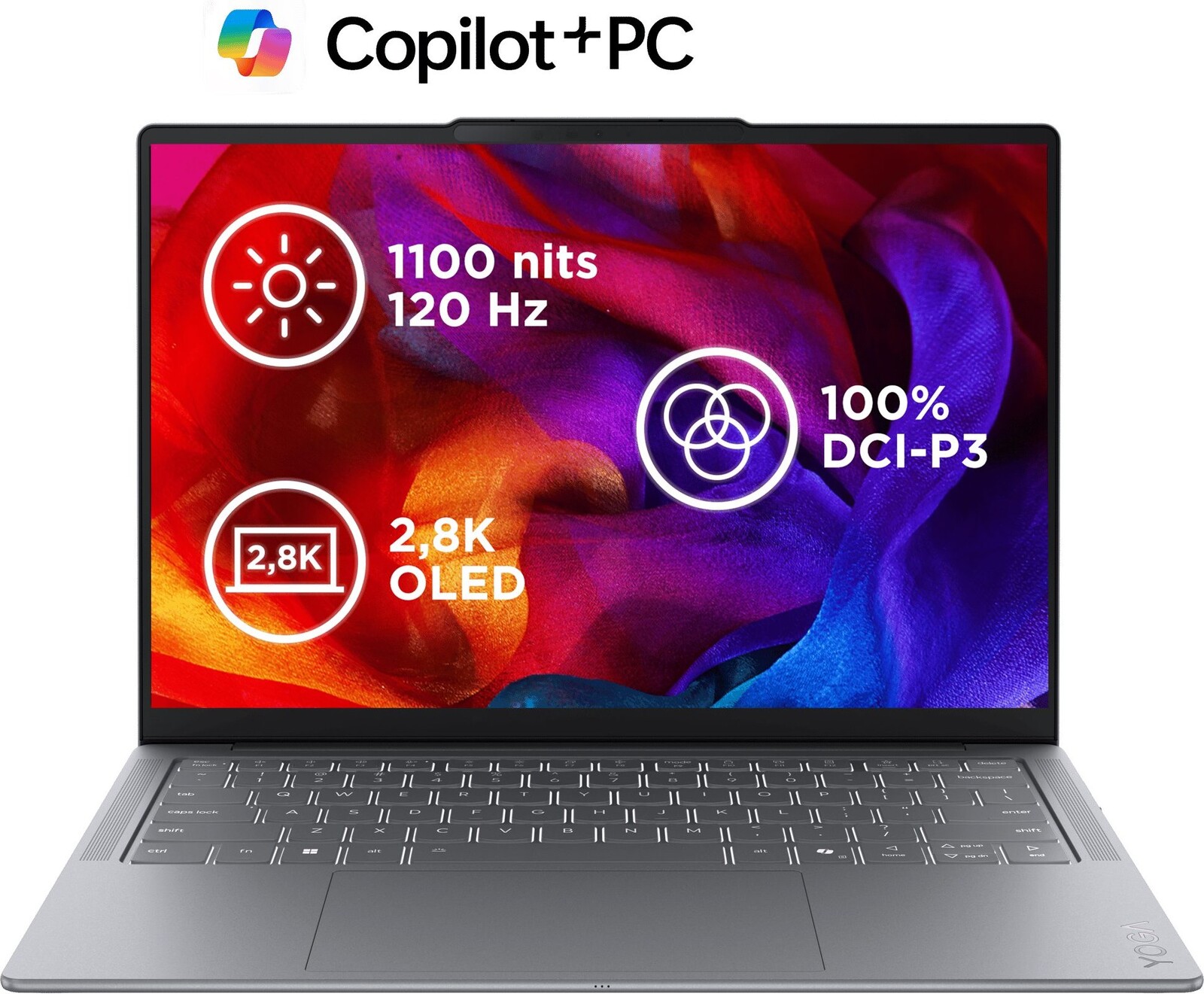 Lenovo Yoga Slim 7 14IPH11 Luna Grey celokovový (bez adaptéra)
