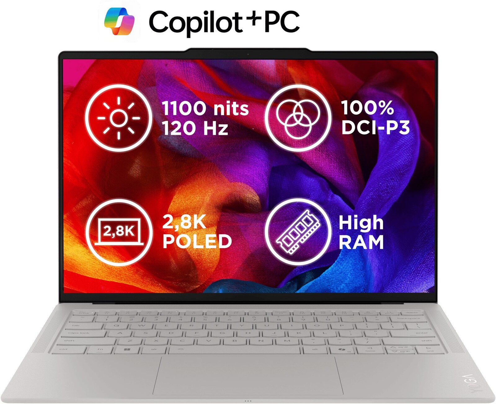 Lenovo Yoga Slim 7 Ultra 14IPH11 Seashell kovový (bez adaptéru)